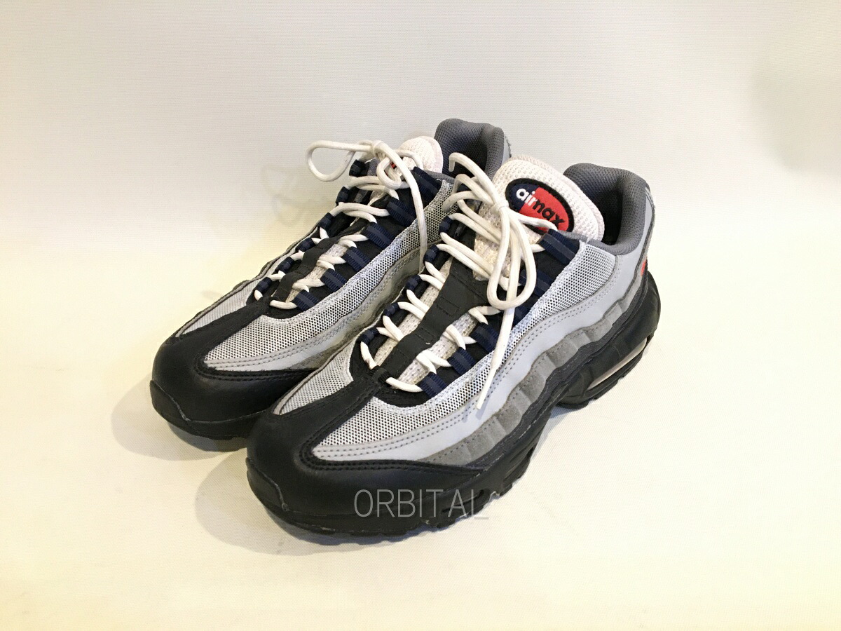 【中古】二子玉)ナイキ NIKE AIR MAX 95 エアマックス95 ブラック/トラック レッド-アンスラサイト DM0011-007 メンズ 26cm