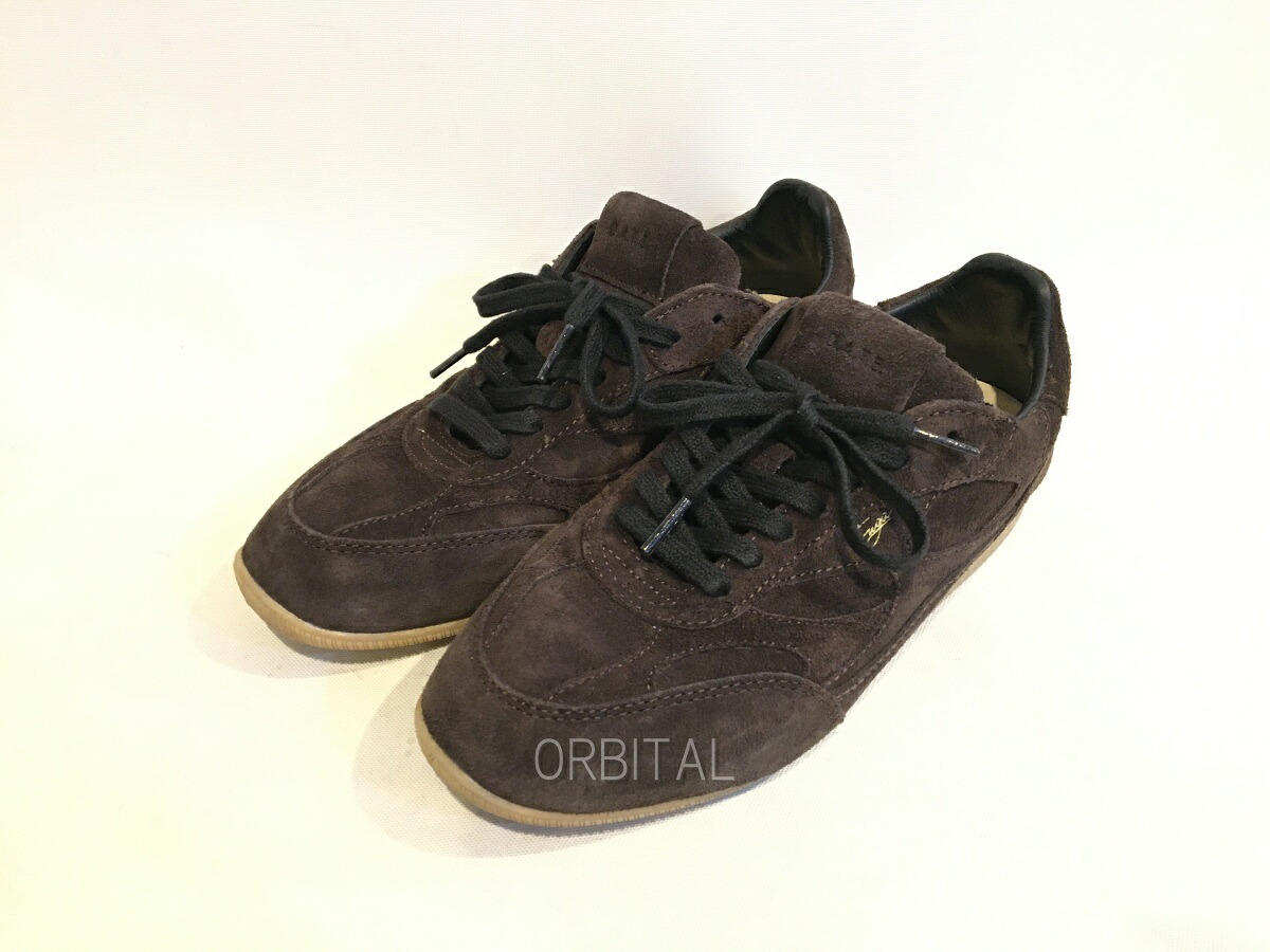 【中古】双生子玉) D.A.T.E. デイト FG LOW VELOUR CHOCOLATE スウェードスニーカー 赤銅色 こげ茶 必要経費39,600円 レディース 24.5糎