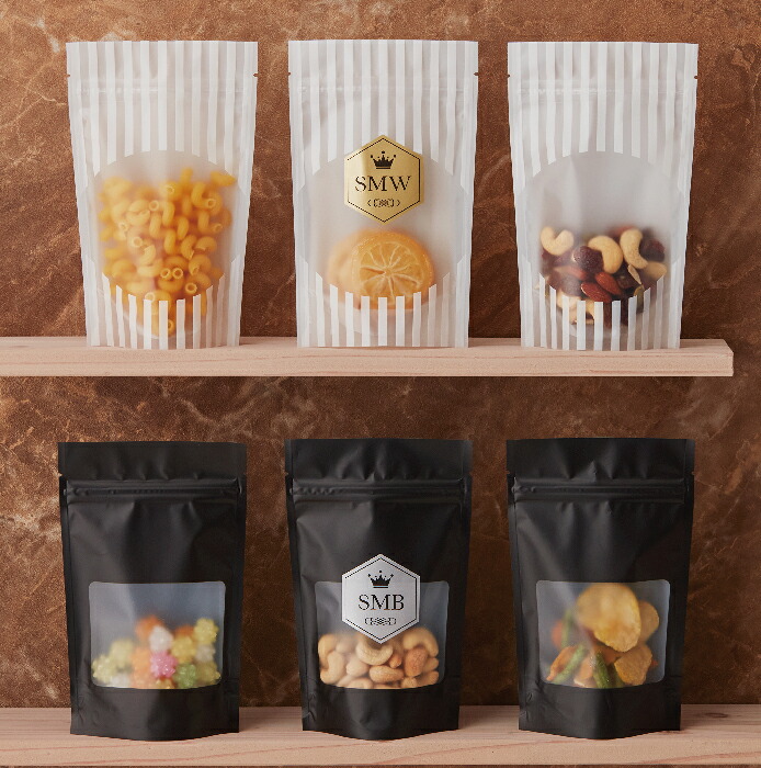 チャック付 OPP バリア性 スタンド 脱酸素剤対応 食品包装【SMW_SMB】｜ベリパッ！店