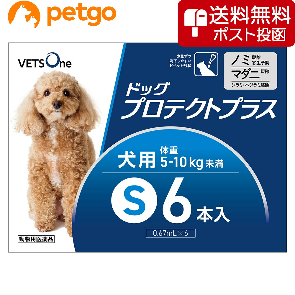 楽天市場 10 Offクーポン ベッツワン ドッグプロテクトプラス 犬用 S 5kg 10kg未満 6本 動物用医薬品 あす楽 ペットゴー 楽天市場店