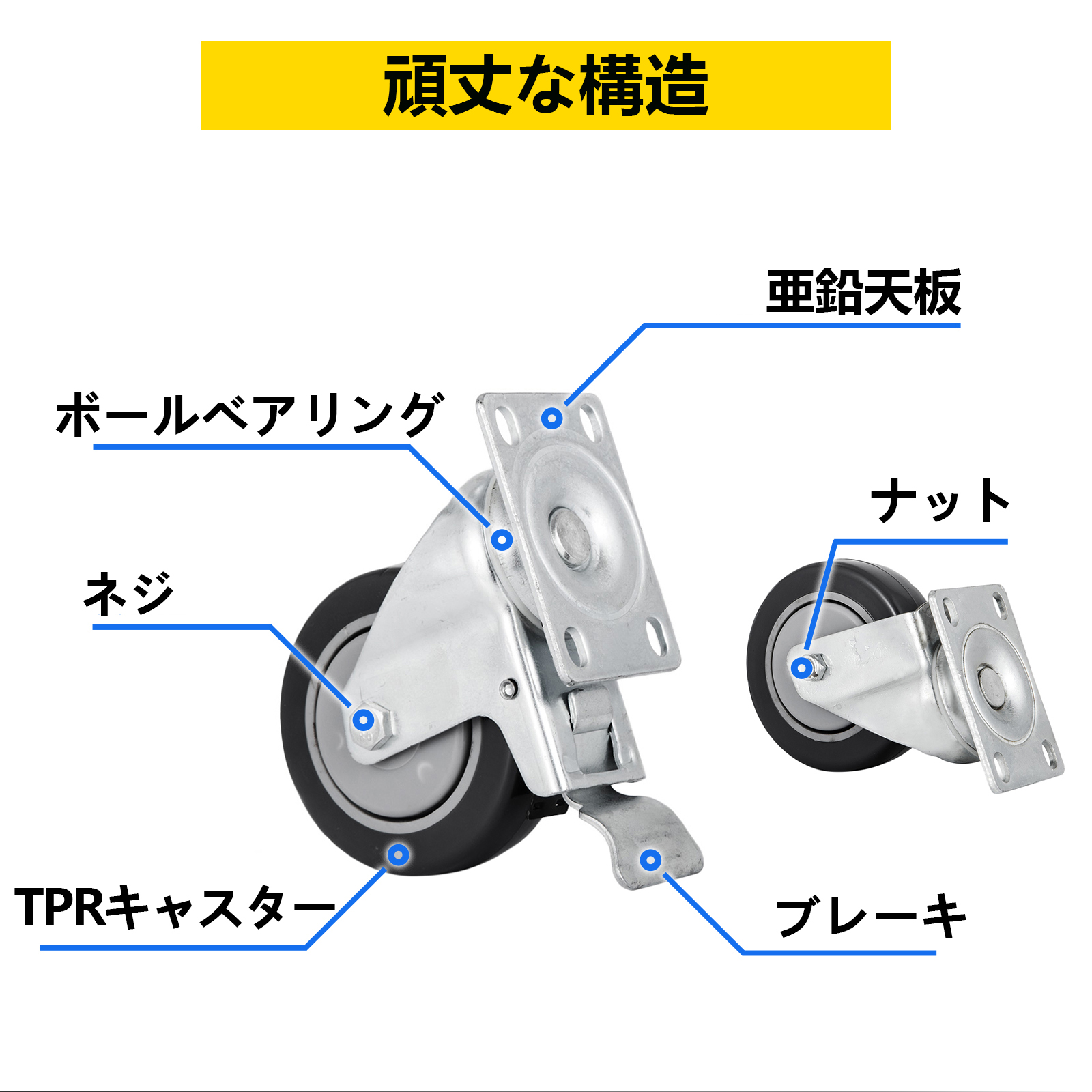 最大10%OFFクーポン TRUSCO ツールワゴン ラビットワゴン 700X450