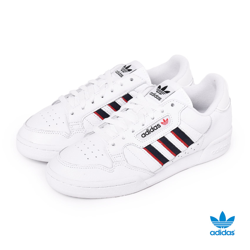 新品即決 楽天市場 枚数限定300円クーポン対象 アディダス オリジナルス スニーカー メンズ Adidas Originals コンチネンタル 80 ストライプス 靴 シューズ 通勤 通学 ローカット おしゃれ ブランド カジュアル ロゴ トレフォイル スポーツ ストリート レトロ