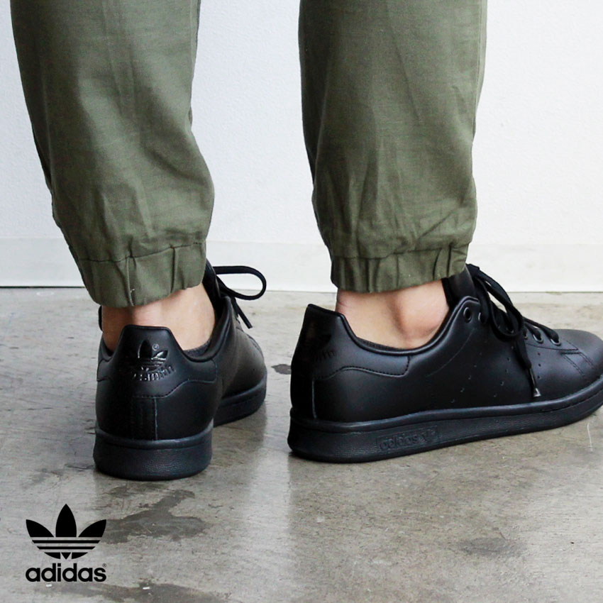 【廃番品】アディダス　27cm スタンスミス 黒 レザー スニーカー メンズ アディダス オリジナルス adidas Originals STAN SMITH LUX