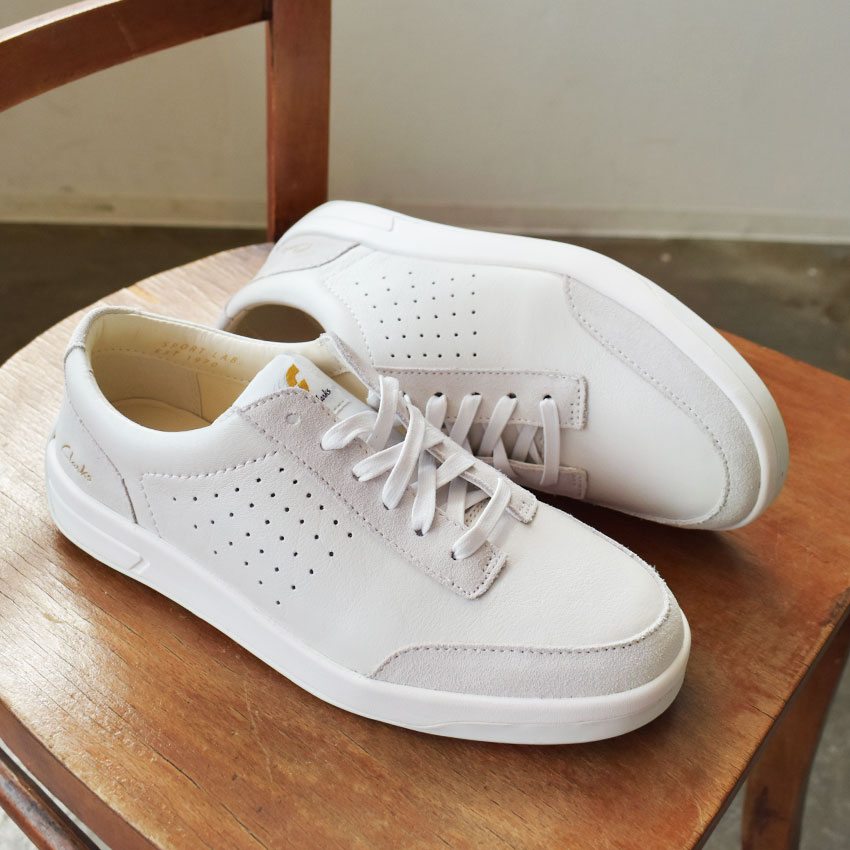 高質 レトロ レザー ローカット カジュアルシューズ シューズ 靴 Lace Air Hero Clarks レース エア ヒーロー メンズ スニーカー クラークス カジュアル 紺 ネイビー 白 ホワイト 人気 おしゃれ シンプル レースアップ ドレスカジュアル スニーカー