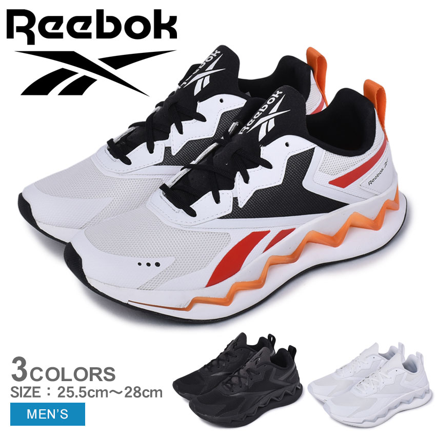 高速配送 400円クーポン対象 枚数限定 リーボック スニーカー メンズ Reebok ジグ エリュージョン エナジー シューズ ブランド カジュアル ローカット ストリート シンプル スポーティ ロゴ 靴 運動 通学 メッシュ 通気性 クッション ランニング ブラック 黒 ホワイト