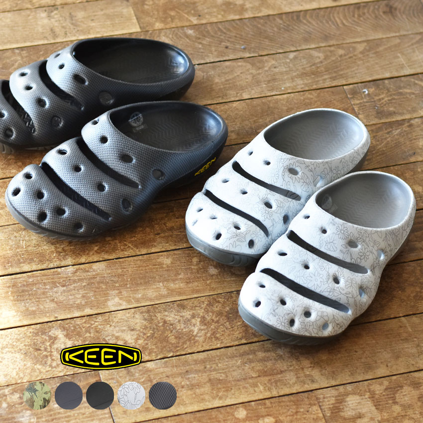 楽天市場 クーポンで割引 キーン サンダル メンズ Keen ヨギ アーツ シューズ サンダル クロッグサンダル スリッポンサンダル ブランド シンプル スポーティー ストリート アウトドア レジャー 靴 軽量 人気 おしゃれ ブラック 黒 シルバー Yogui Via