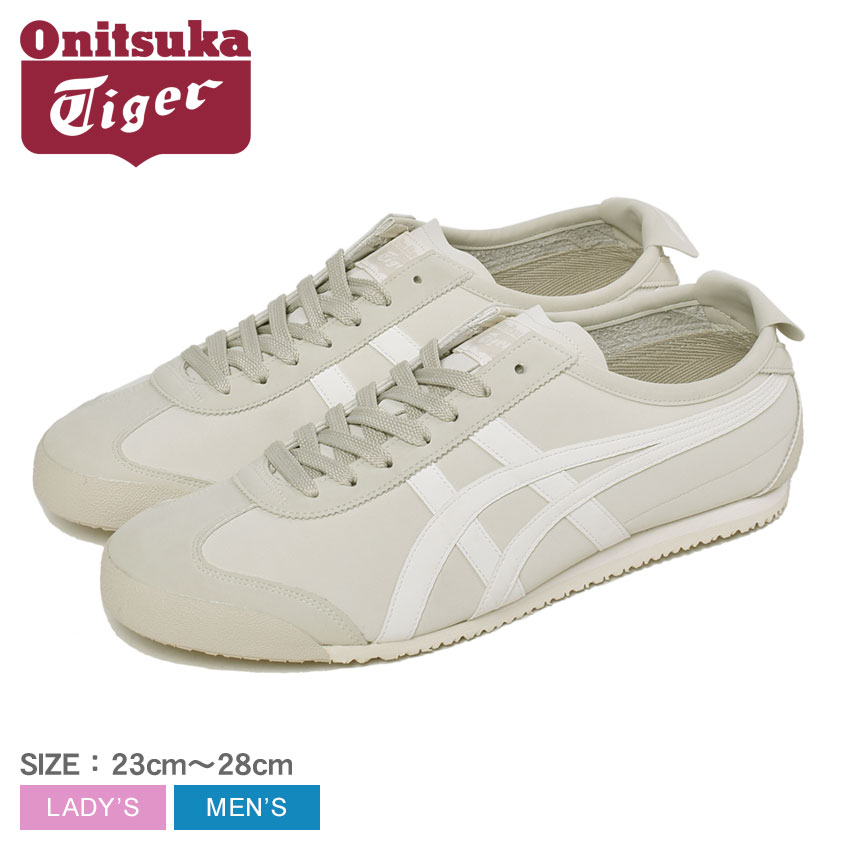 即納 最大半額 400円クーポン対象 枚数限定 オニツカタイガー スニーカー メンズ レディース Onitsuka Tiger メキシコ66 靴 シューズ 通勤 通学 ローカット カジュアル シンプル ホワイト 白 グレー クリーム 11b348 Mexico 66 Sale 人気絶頂 Tiqs Com Br