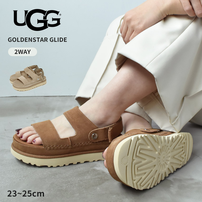 UGG サンダル 楽天市場】UGG アグ 厚底 サンダル ゴールデンスター グライド