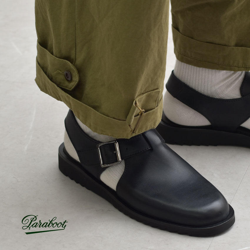 Paraboot パラブーツ アドリアティック サンダル ブラック 41 Paraboot パラブーツ PARABOOT サンダル バックストラップ
