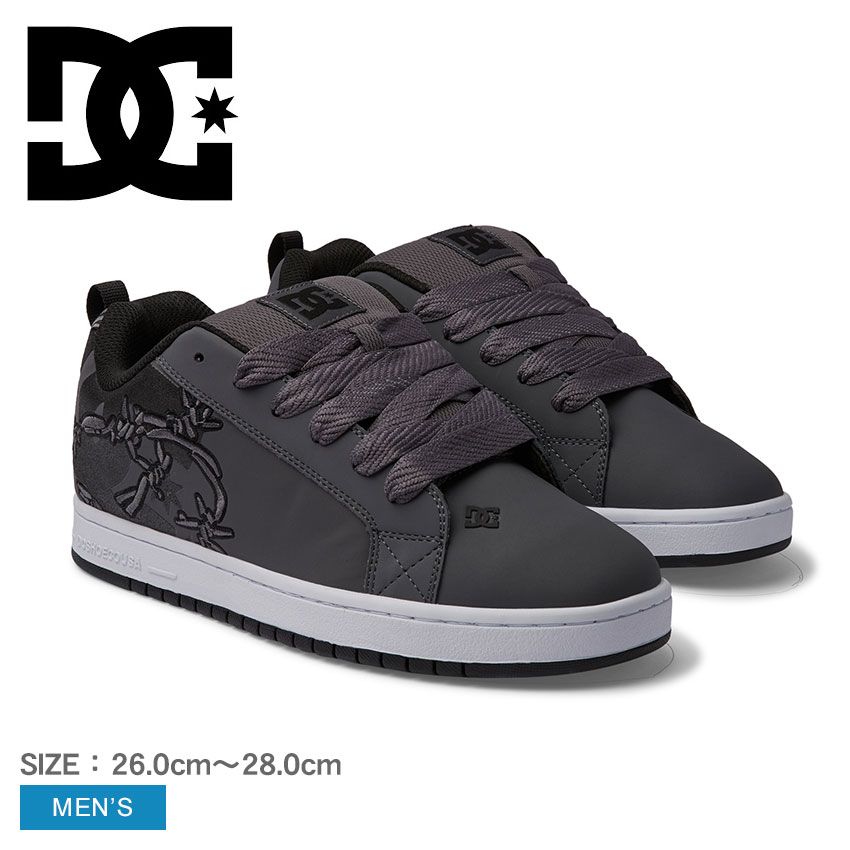 【楽天市場】《限定クーポン配布》DCシューズ スニーカー メンズ DCSHOECOUSA コート グラフィック SE シューズ 靴 ローカット ...