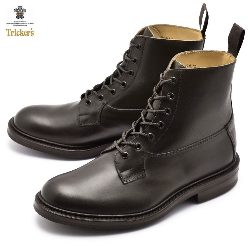 楽天市場 クーポンで500円off 21日9 59迄 トリッカーズ ブーツ Trickers バーフォード Burford 5635 6 ドレスブーツ メンズ 黒 レザー 革靴 イギリス 高級 紳士 ブランド ブラック Via Torino インポートブランド