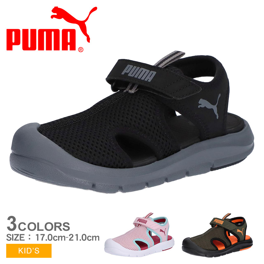 楽天市場】PUMA ベビー プーマ エボルブ AC サンダル 389148 01