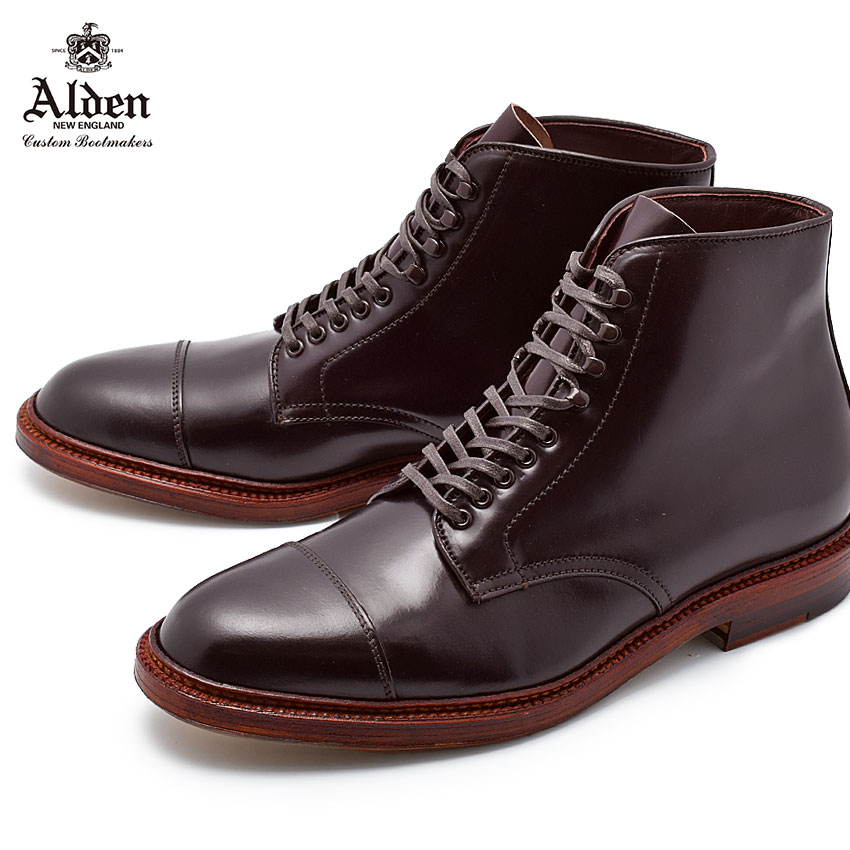 楽天市場】オールデン ALDEN ドレスブーツ POLACCO CORDOVAN BOOT