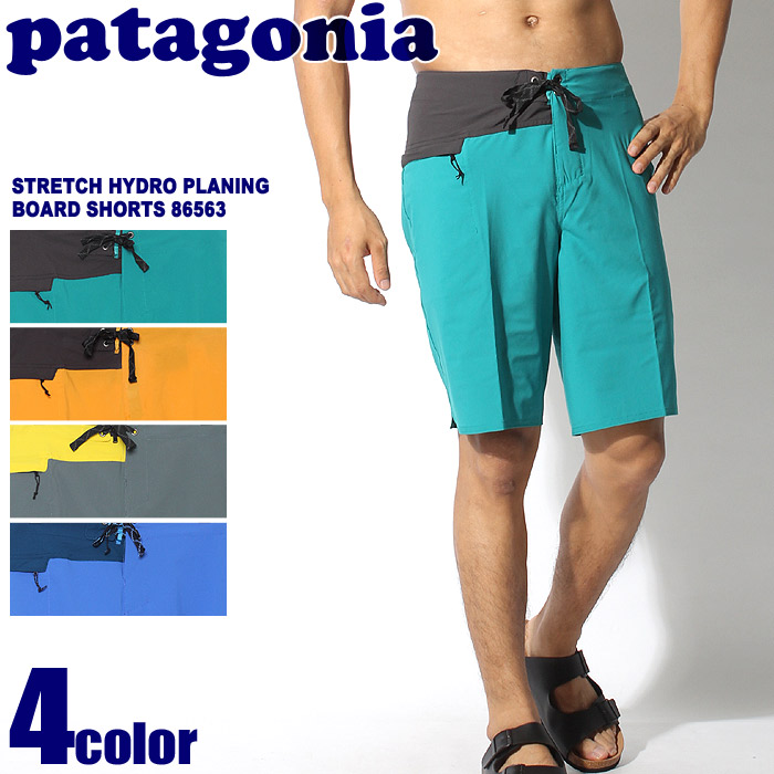 楽天市場 Sale 0円クーポン対象 Patagonia パタゴニア ショーツ 返品不可 ストレッチ ハイドロ プレーニング ボード ショーツstretch Hydro Planing Board Shorts ショートパンツ ハーフパンツ アウトドア 海 プール 青 緑 黄メンズ Via Torino