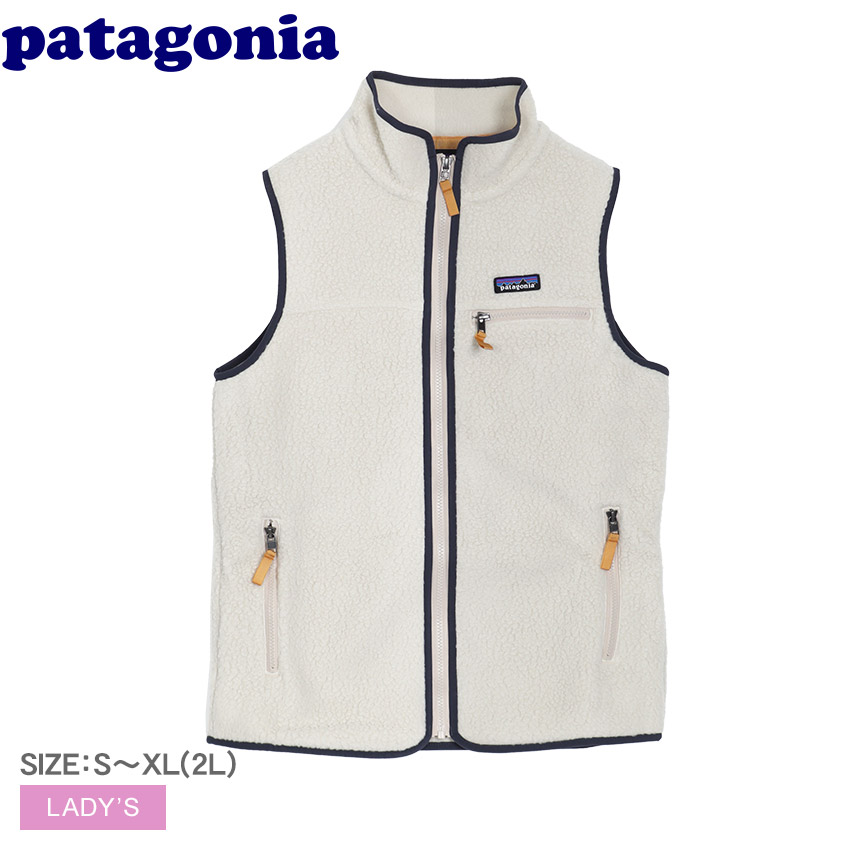 patagonia フリースベスト Sサイズ クリーム/オリーブ patagonia フリースベスト Sサイズ クリーム/オリーブ patagonia