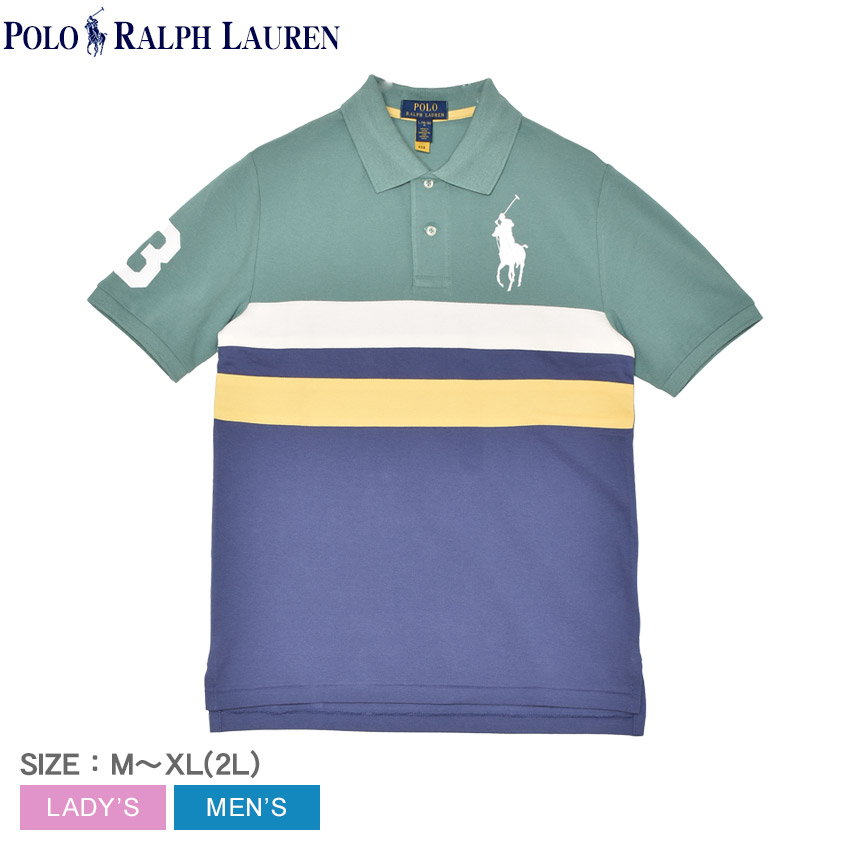 V730【Polo Ralph Lauren】刺繍ロゴポロシャツ【メンズ2XL】 V730【Polo Ralph Lauren】刺繍ロゴポロシャツ【メンズ2XL