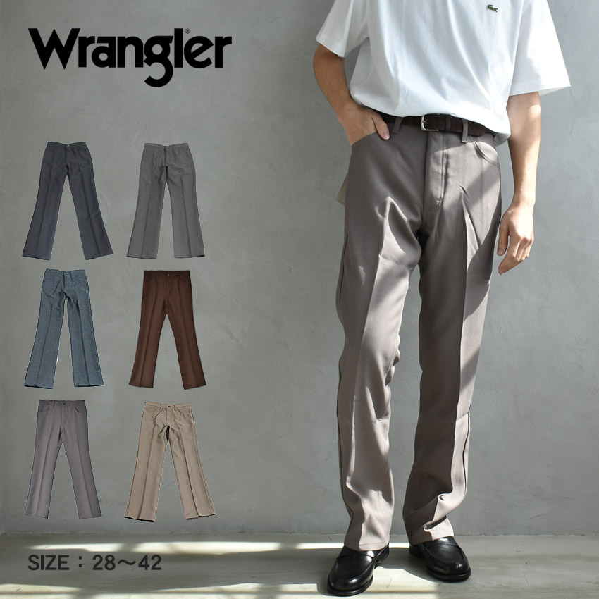 Wrangler〈ランチャードレスパンツ W38 L30 ブラック スタプレ〉 Wrangler アメリカ直輸入 US ラングラー ランチャードレス