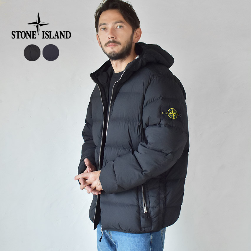 Stone   フード付き　ジャケット　ストーンアイランド　コート Stone Island ストーンアイランド ガーメントダイ ロゴパッチ