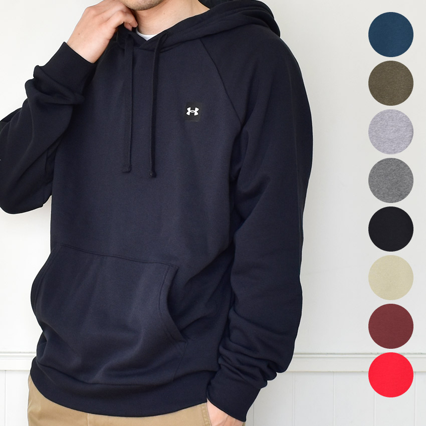 アンダーアーマー　パーカー UNDER ARMOUR アンダーアーマー プルオーバーパーカー ロゴ刺繍 長袖
