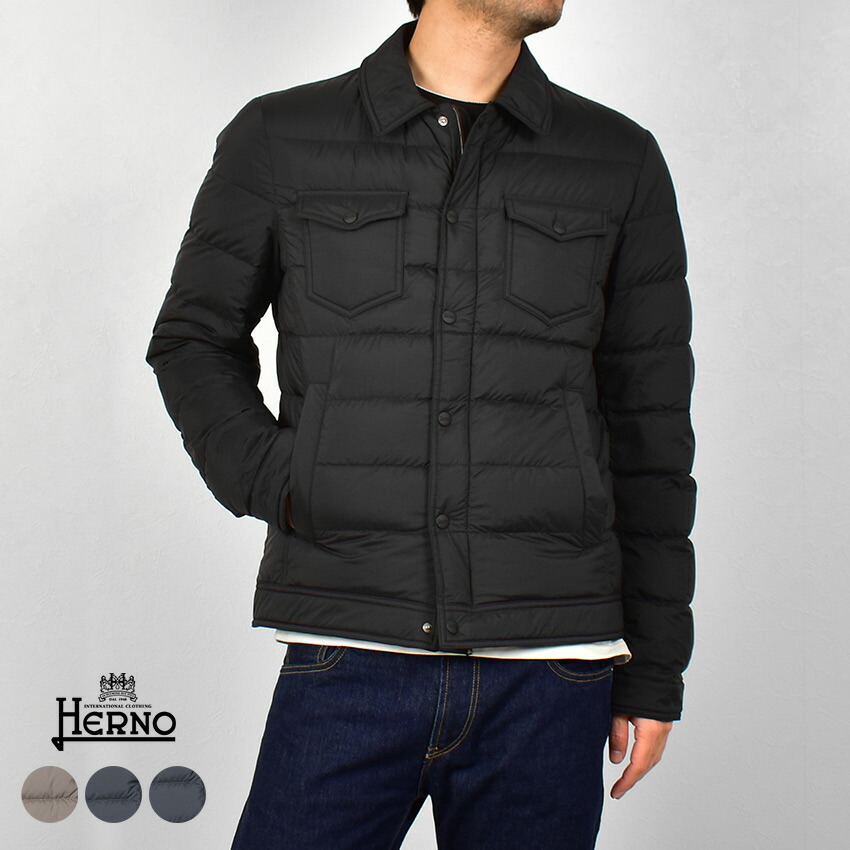 楽天市場】ヘルノ ダウンジャケット HERNO LA デニムジャケット メンズ