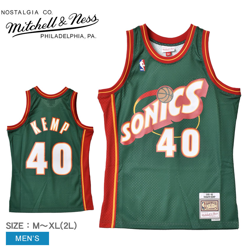 Mitchell &amp; Ness - 【新品】michelle&amp;ness ジャモラント　緑白　ハーフ　ユニフォーム Mitchell&Ness ミッチェルアンドネス ユニフォーム メンズ