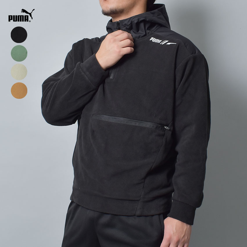 PUMA ハーフジップ フリース トップス 楽天市場】プーマ プルオーバー PUMA RAD/CAL ポーラーフリース