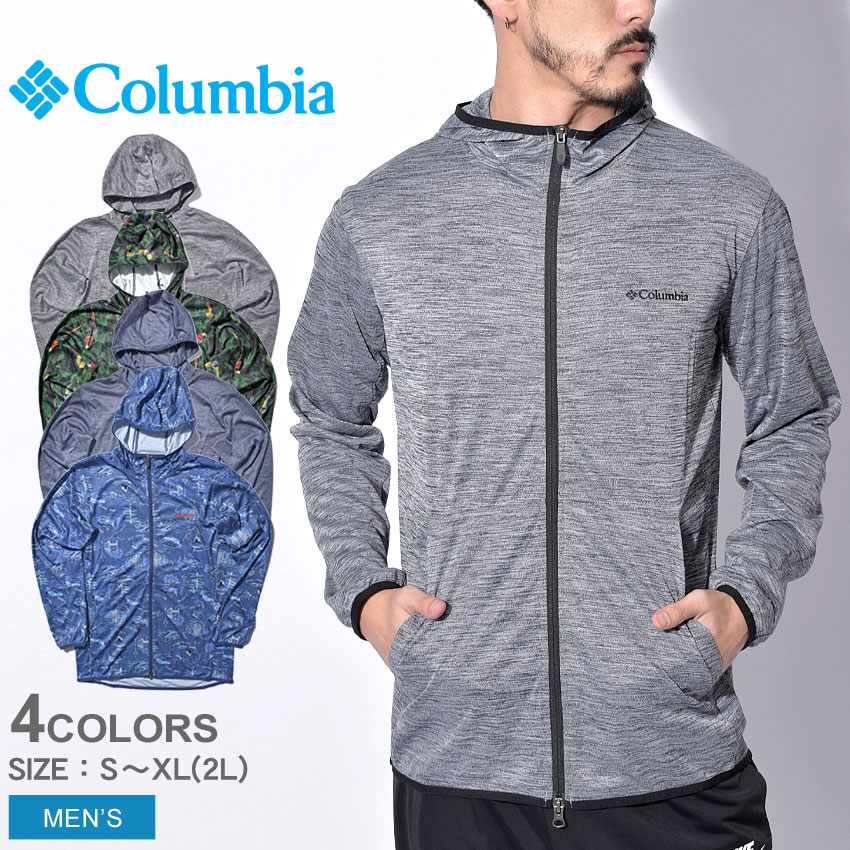 楽天市場 全品対象クーポン配布 メール便可 コロンビア パーカー Columbia メンズ ポーラー パイオニア フルジップ フーディ Polar Pioneer Full Zip Hoodie Pm1819 012 397 468 471 フード アウトドア カジュアル Uvカット 冷却効果 速乾 バレンタイン Sale Via
