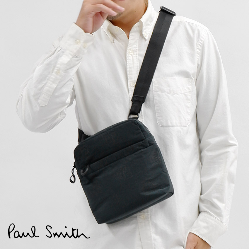 限定クーポン配布 ポールスミス ショルダーバッグ メンズ レディース Paul Smith Bag Xbody Vars 鞄 バッグ 本革 レザー 収納 ボディバッグ 牛 ブランド おしゃれ シンプル 贈り物 プレゼント ギフト カジュアル ブラック 黒 M2a 6686 Fvarsi かっこいい 大人