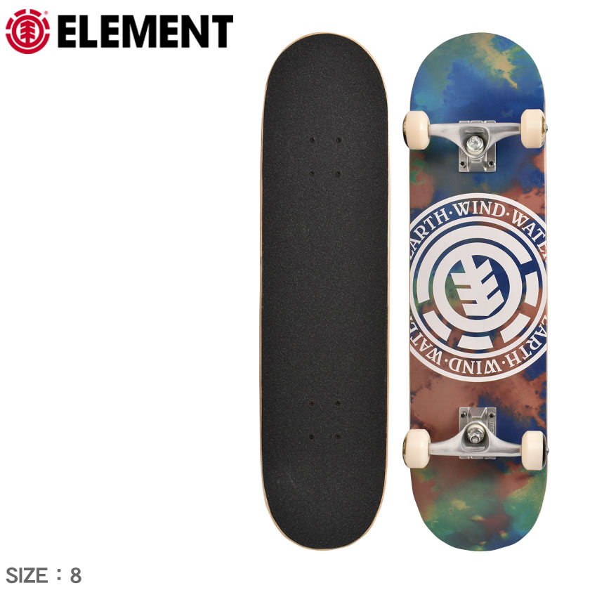 スケートボード デッキ 8インチ エレメント（ELEMENT） HIERO コンプリートデッキ 8 BB027469