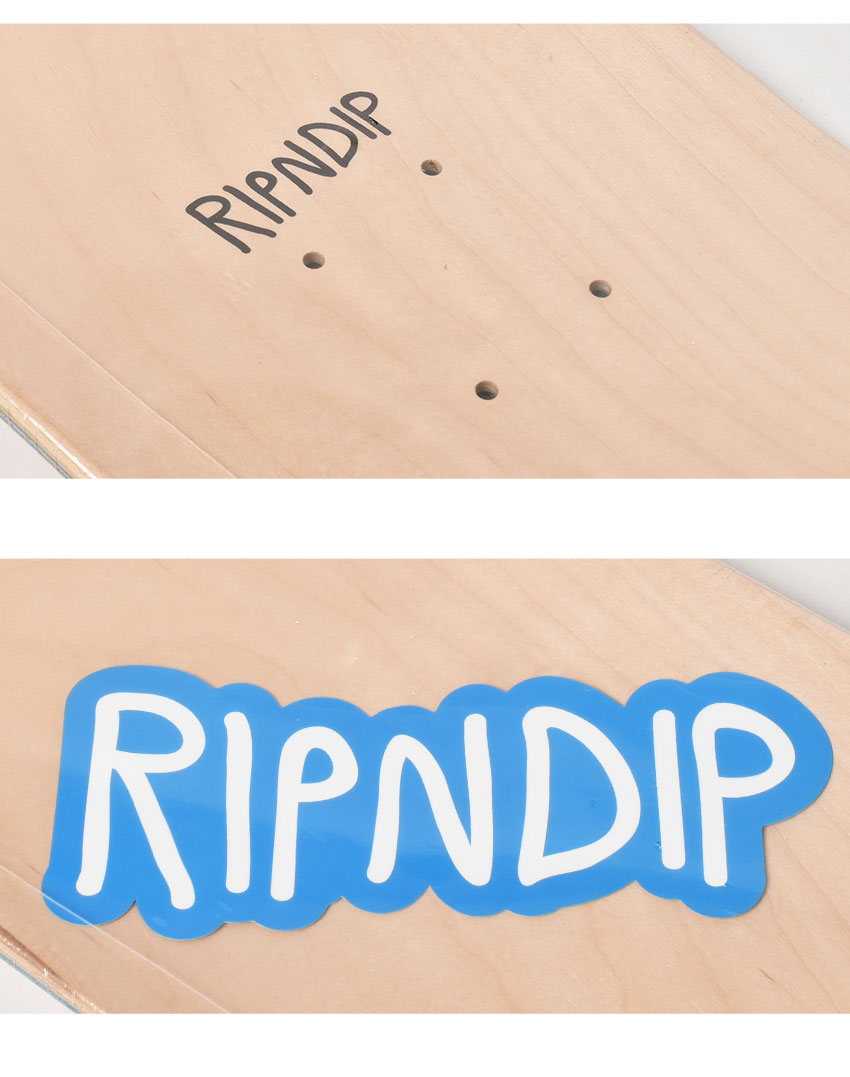 市場 クーポンで0円引き Ripndip スケボー A スケートボード I カジュアル Tree ストリートブランド スケートデッキ Deck リップンディップ Miss Being