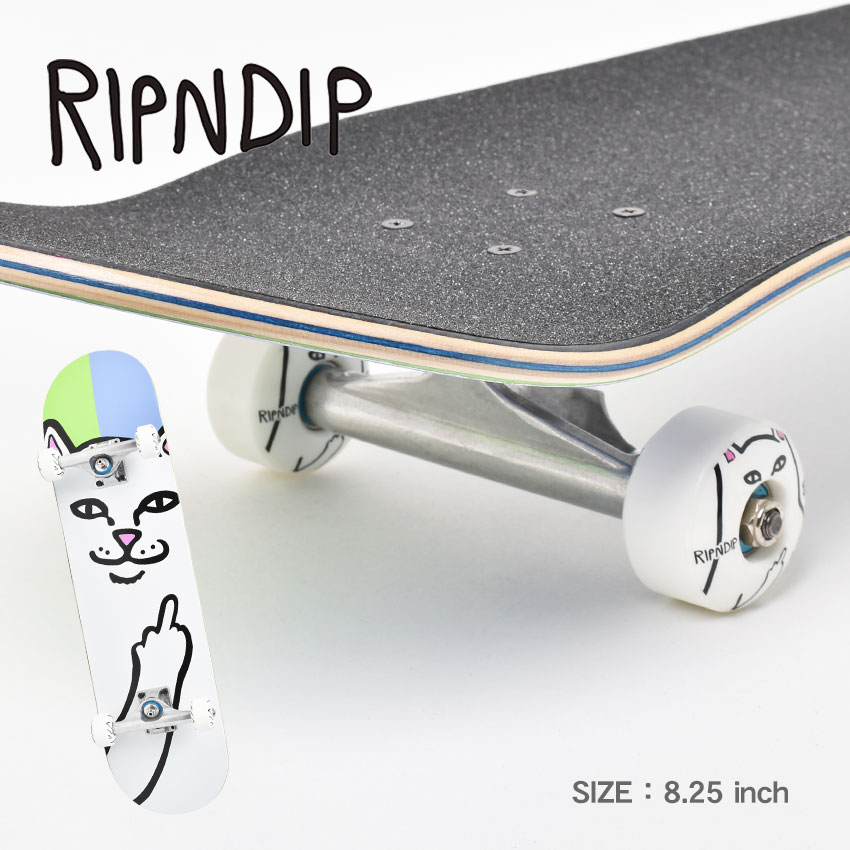 クーポンで1 000円引き Ripndip リップンディップ Nermal スケートボード スケボー Skateboard コンプリートセット 完成済 カジュアル Lord Complete 完成済み