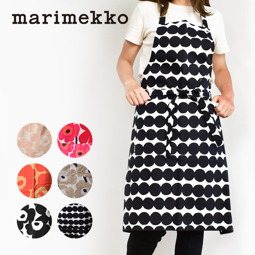 楽天市場】【メール便 送料無料】 マリメッコ エプロン MARIMEKKO