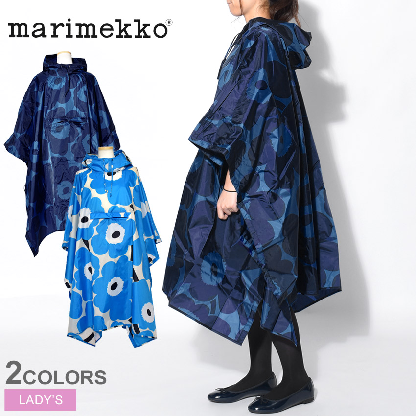 新発 楽天市場 枚数限定300円クーポン対象 Marimekko マリメッコ ウニッコ レインポンチョ レインコート レディース 北欧 ブランド テキスタイル 花 柄 フード 携帯 ポケッタブル ゆったり ナイロン かわいい おしゃれ ギフト 雨 雪 母の日 Via Torino