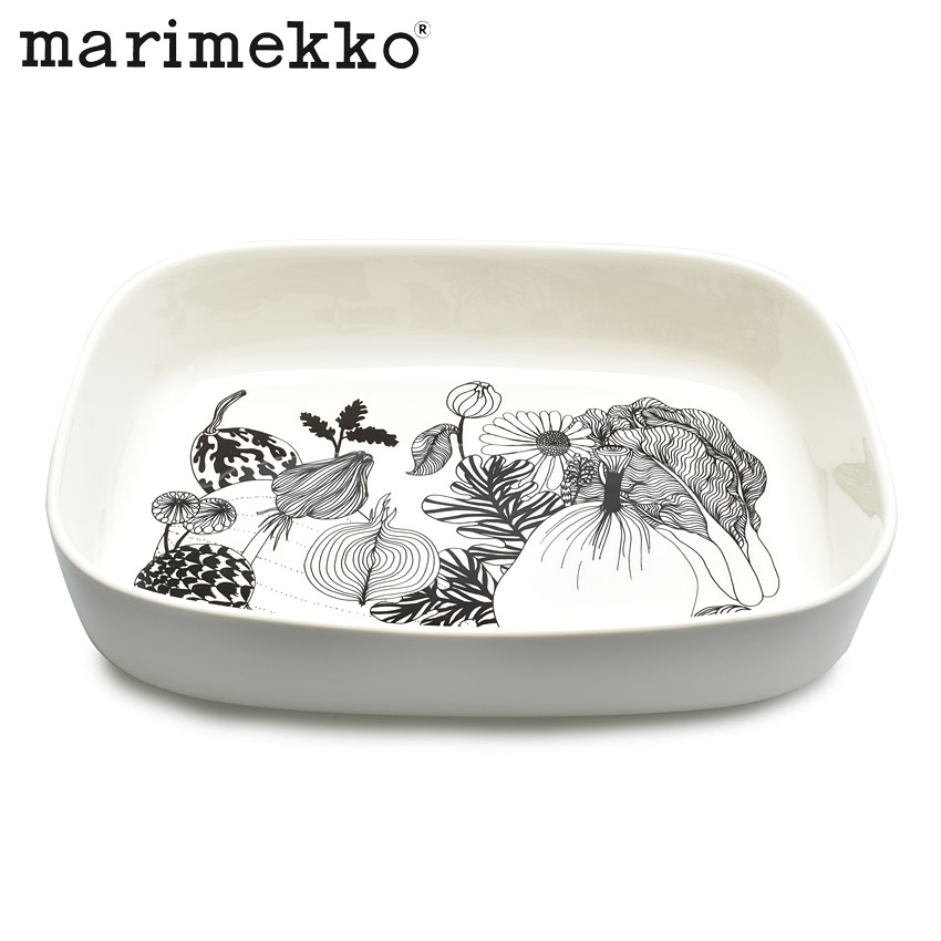 楽天市場 Marimekko マリメッコ 食器 ホワイト サービングディッシュ Serving Dish 69900 レディース 食事 ブランド プレゼント ギフト キッチン インテリア 大きいサイズ お皿 盛り皿 パーティー 北欧 雑貨 Via Torino インポートブランド