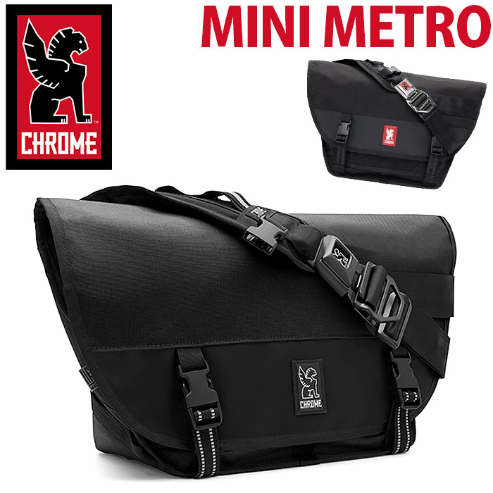楽天市場 正規品 クローム Chrome Heritage Mini Metro ミニメトロ メッセンジャーバッグ メンズ ブラック 5l Bg 001 バッグ スーツケース のビアッジョ