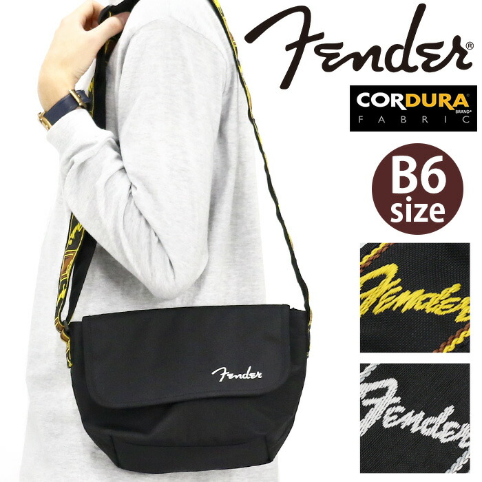 フェンダー ショルダーバッグ Fender フラップタイプ フラップショルダー(S) かばん バッグ 肩掛け 斜め掛け B6 丈夫 シンプル カジュアル ロゴ 大人 メンズ 男性 かっこいい お出掛け 旅行 街用 タウンユース 通勤 通学 黒 ブラック 950-6052 6,518円