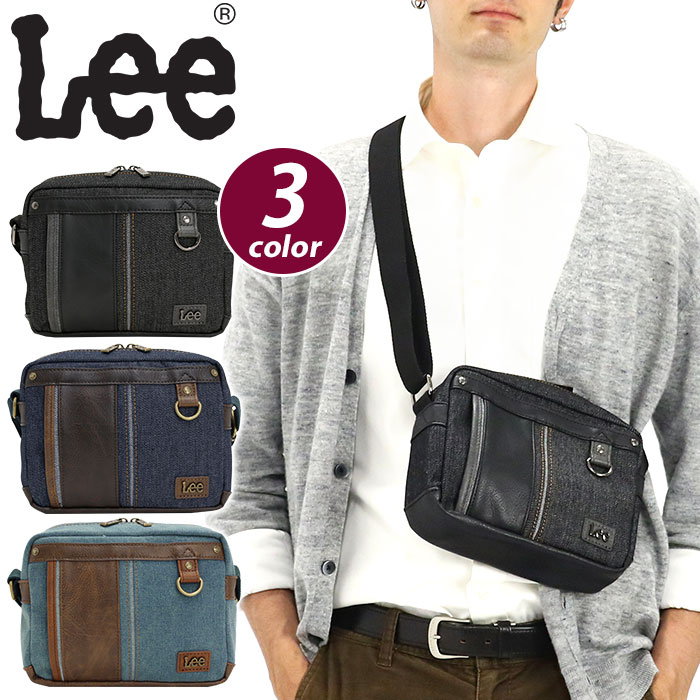 Lee デニムショルダーバッグ　720-2001　ネイビーブルー　新品 Lee リー バッグ 0427003 ショルダーバッグ KIDSショルダー