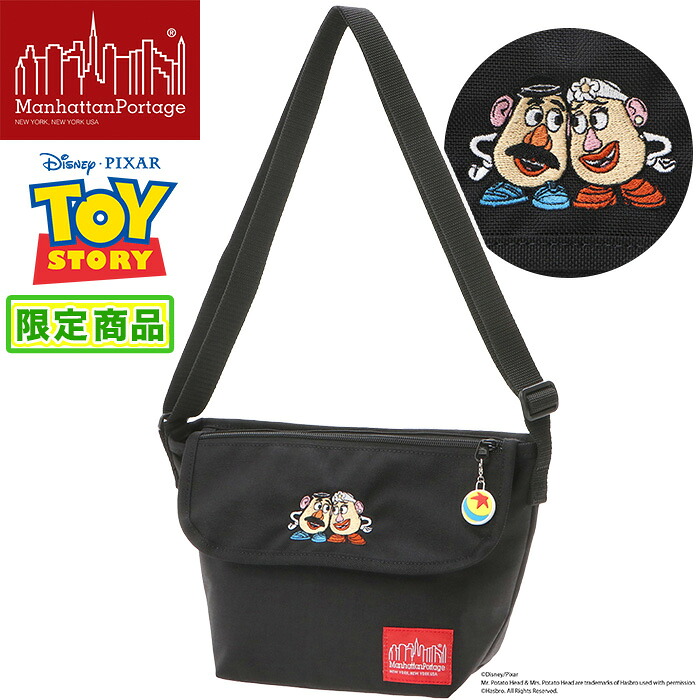 ManhattanPortage マンハッタンポーテージ メッセンジャーバッグ ショルダーバッグ トイストーリー Nylon Messenger Bag (XS) FZP MGNT TOY STORY MR AND MRS POTATO HEAD 限定 ショルダー 肩掛け ななめ掛け キッズ メンズ ポテトヘッド MP1603FZPMGNTTOYPTO｜バッグ スーツケース のビアッジョ