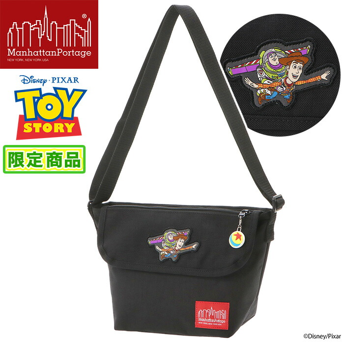 ManhattanPortage マンハッタンポーテージ メッセンジャーバッグ ショルダーバッグ トイストーリー Nylon Messenger Bag (XS) FZP MGNT / TOY STORY WOODY - BUZZ LIGHTYEAR 限定 ショルダー 肩掛け ななめ掛け キッズ メンズ バズ MP1603FZPMGNTTOYWBZ|バッグ スーツケース のビアッジョ