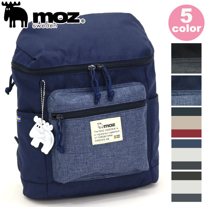 モズ moz リュック ミニリュックサック スクエア型 小さめ スクエア バックパック 北欧 大人 かわいい おしゃれ 通勤 通学 仕事 旅行 レディース メンズ 女性 男性 ZZEI-04