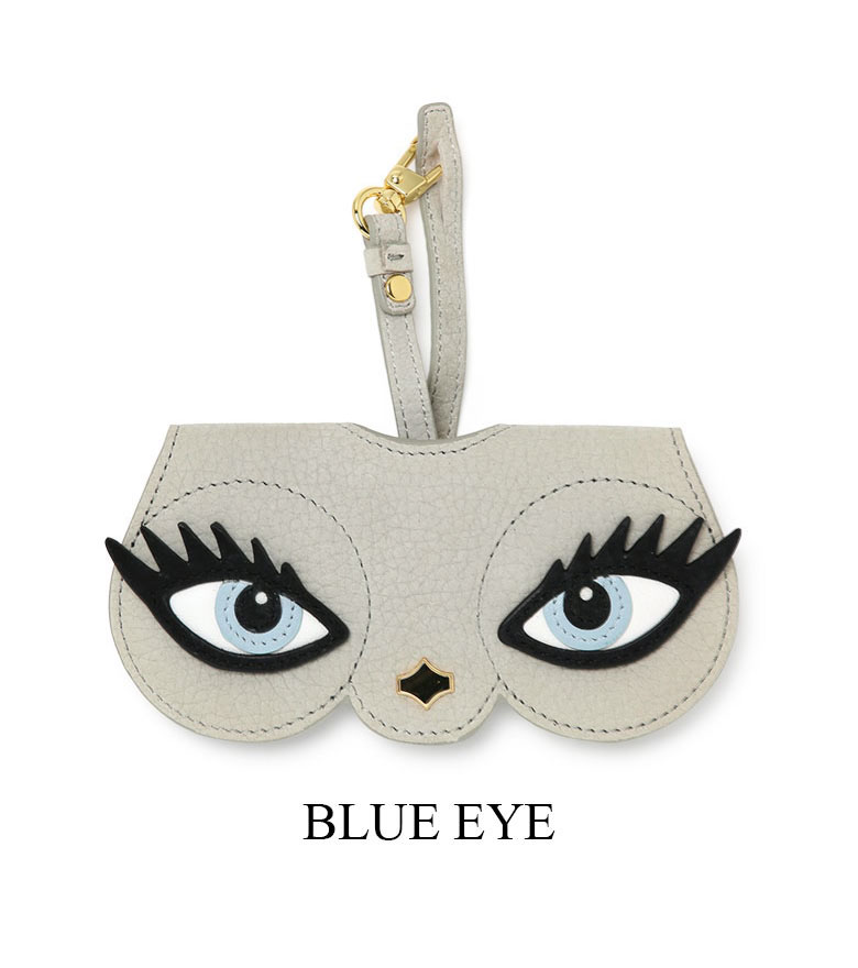 アニーディー メガネケース サングラスカバー ストラップ レザー 本革