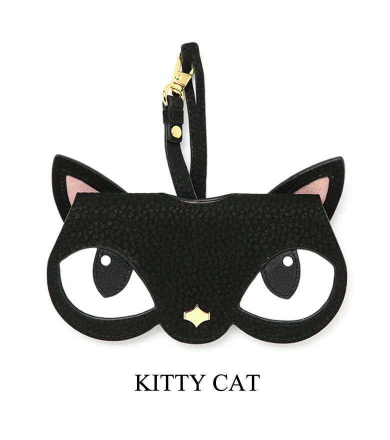 アニーディー メガネケース サングラスカバー ストラップ レザー 本革