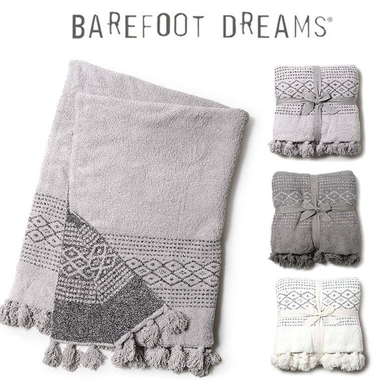 刺繍サービス バッティング手袋 BAREFOOT DREAMS 新品大判ブランケット