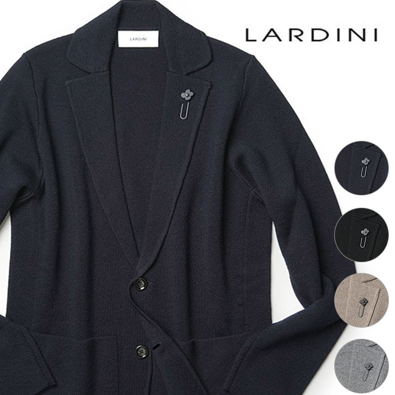 ＊LARDINI ＊グレーニットジャケット カーディガンS送料込み LARDINI ＊グレーニットジャケット カーディガンS送料込み 楽天