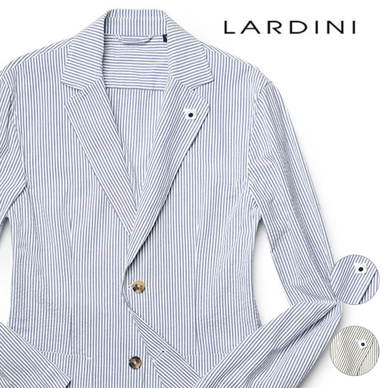 LARDINI シアサッカージャケット 46 春夏 | ochge.org