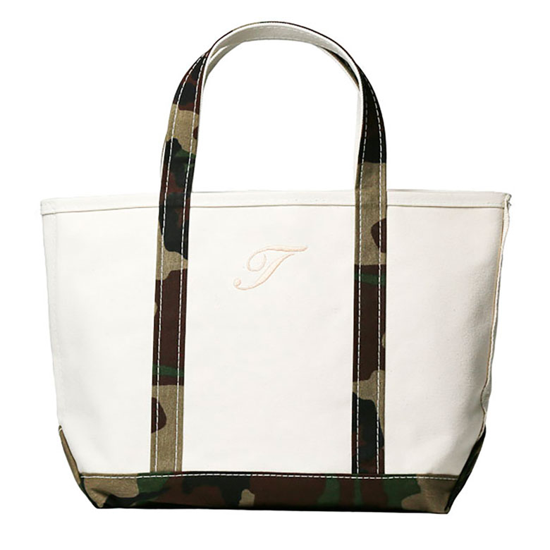 楽天市場 ネーム刺繍可能 Llbean キャンバス トートバッグ Mサイズ エコバッグ Llビーン エルエルビーン アメリカ製 Made In Usa レディース 送料無料 名入れ Viajero