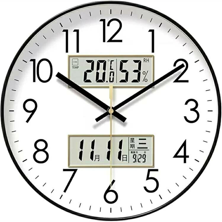 楽天市場】【正午~クーポン5%引】 電波 時計 温度表示 湿度表示