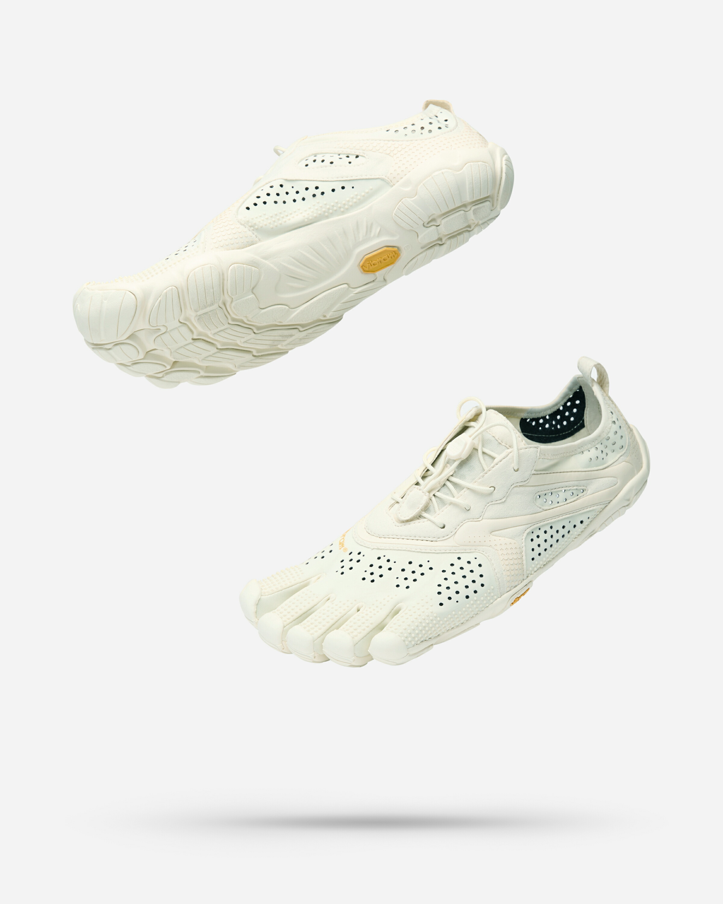 ビブラム Vibram ファイブフィンガーズ メンズ V-Run Total Ivory / トータルアイボリー 26M7002《五本指 シューズ FiveFingers ベアフット ランニング ウォーキング 靴》|Vibram Fivefingers Japan