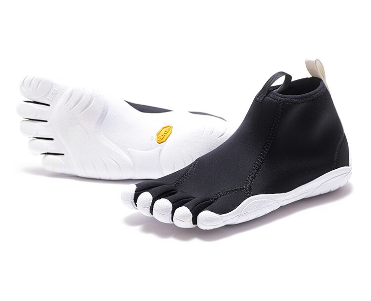 ビブラム Vibram ファイブフィンガーズ レディス V-NEOP Black White / 黒いこと白いこと 21W9601《五本指 シューズ fivefingers ベアフット 心地よい ウォーキング お水運動競技 靴》