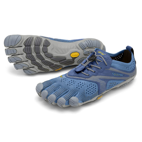 ビブラム Vibram ファイブフィンガーズ レディース V-Run 20W7003 Blue - Blue / 青色 - 青色 《五本指 シューズ FiveFingers ベアフット 駈けっくら ウォーキング 靴》